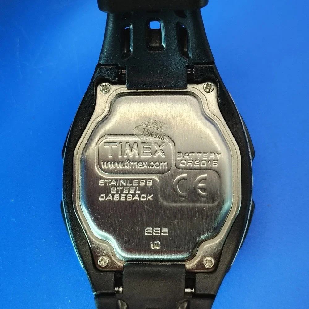 New! Vintage 2001 Timex IronMan 40mm Mens‎ Digital Sport Watch Full Set NOS